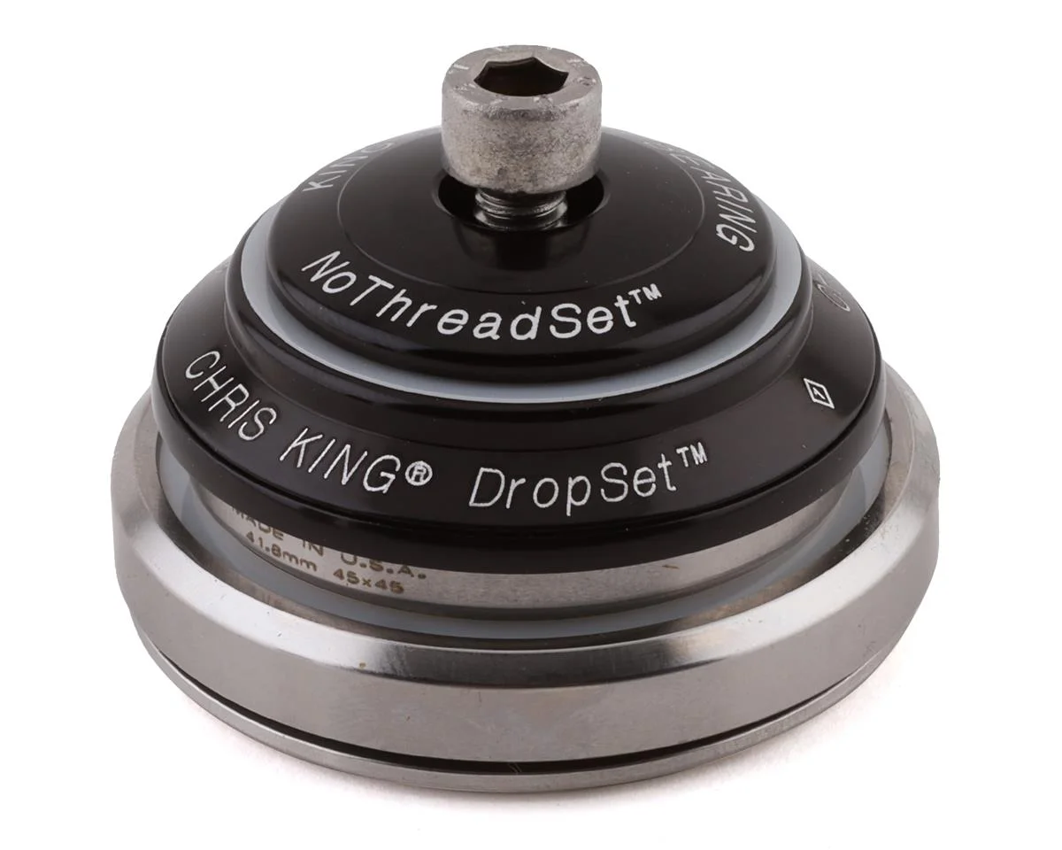 Chris King DropSet 2 Headset (Black) (1-1/8" to 1-1/2") (45°) (IS42/28.6) (IS52/40)